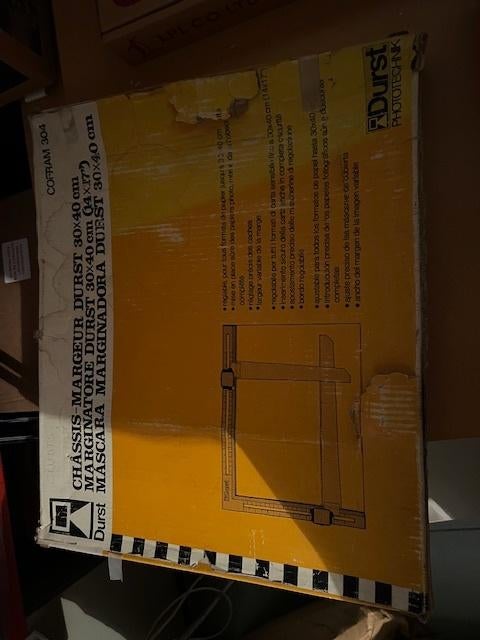 Donkere kamer materiaal, Ophalen, Gebruikt