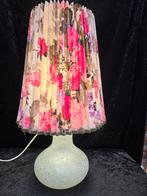 Lampe de table vintage, verre mousse épais, Murano ?, Enlèvement ou Envoi, Vintage, Comme neuf, Verre