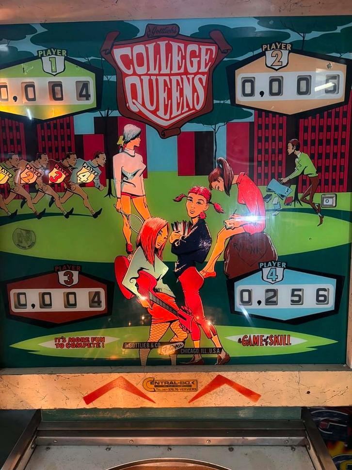 Flipper college queens, Collections, Machines | Flipper (jeu), Enlèvement