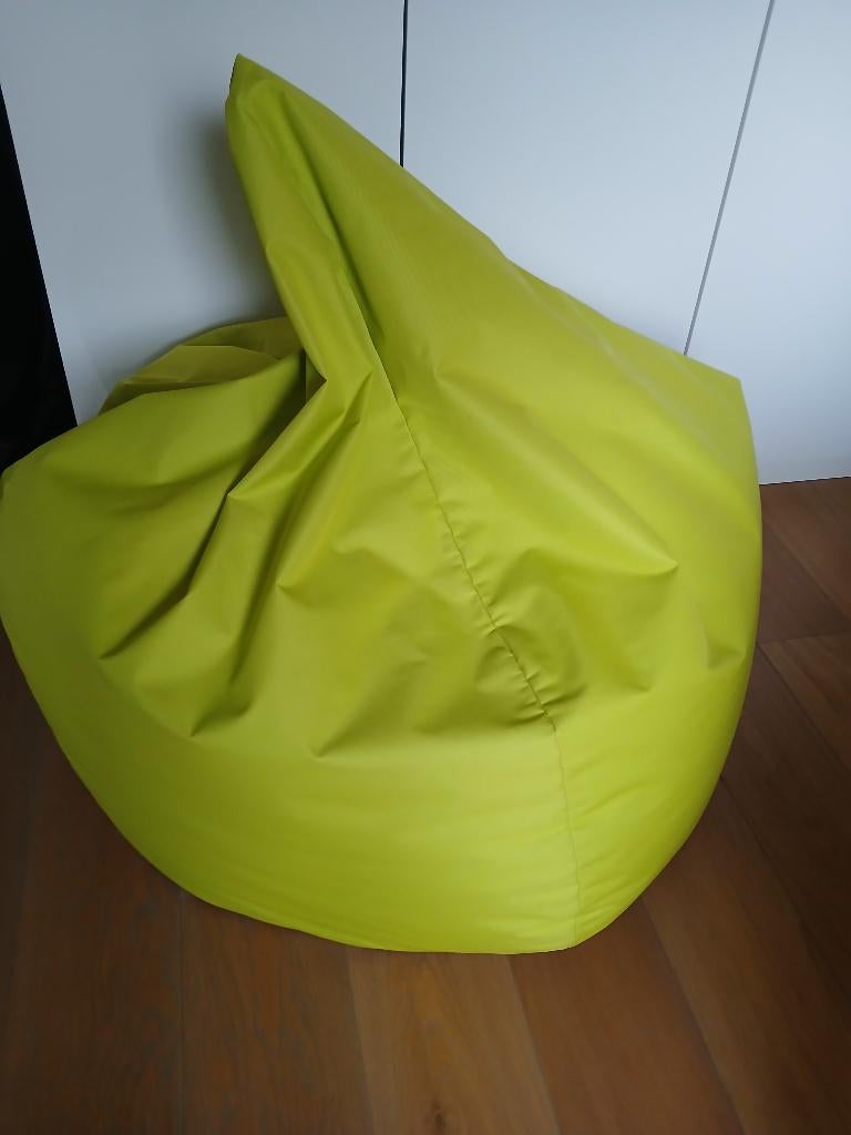 Zitzak limoengroen, Ophalen, Zo goed als nieuw, Zitzak