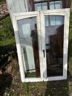 Dubbel houten raam, Double vitrage, 120 à 160 cm, Fenêtre de façade ou Vitre, Enlèvement