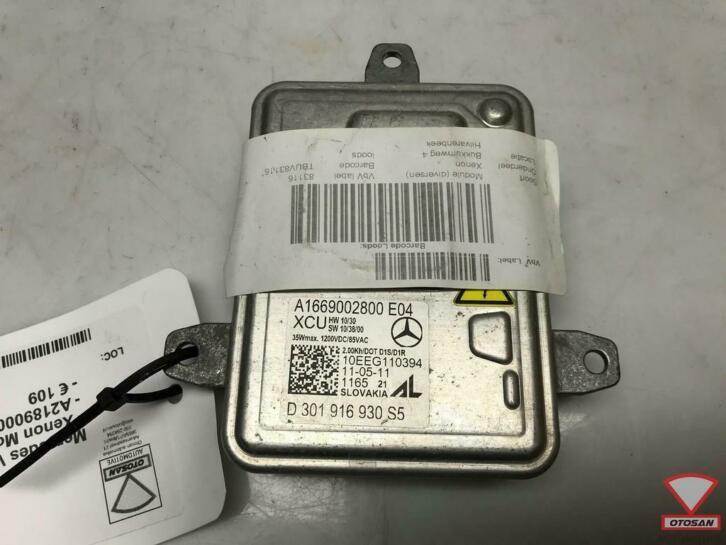 mercedes a b c e s cla xenon module starter a2189000002 115, Auto-onderdelen, Verlichting, Mercedes-Benz, Gebruikt