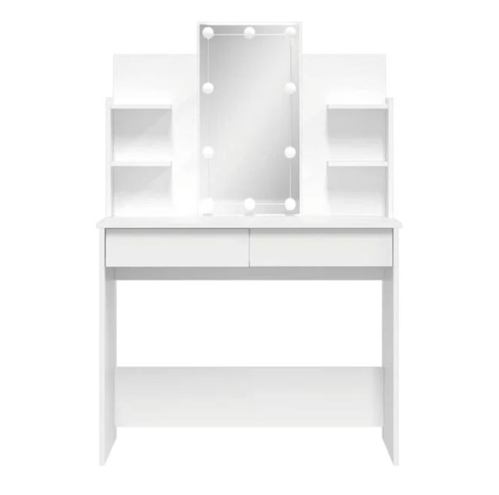 Coiffeuse blanche, Maison & Meubles, Tables | Coiffeuses, Enlèvement, Utilisé, 50 à 100 cm, 100 à 150 cm