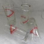 4 lange drink water glazen fruitsap Appelsientje, Enlèvement ou Envoi, Comme neuf