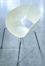 Set van 6 witte kuipstoelen, Maison & Meubles, Chaises, Synthétique, Enlèvement, Blanc, Modern