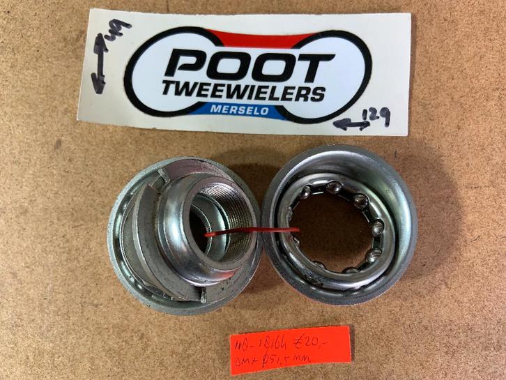 BMX / Crossfiets Trapas reparatieset, Fietsen en Brommers, Fietsonderdelen, Nieuw, Oldtimer, Crankstel of Pedalen, Ophalen