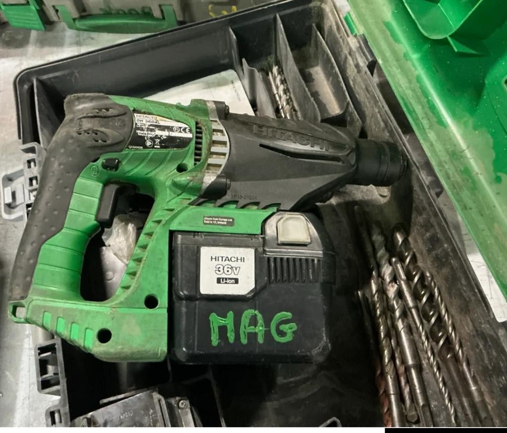 Marteau perforateur Hitachi DH36DAL 36V, Enlèvement ou Envoi