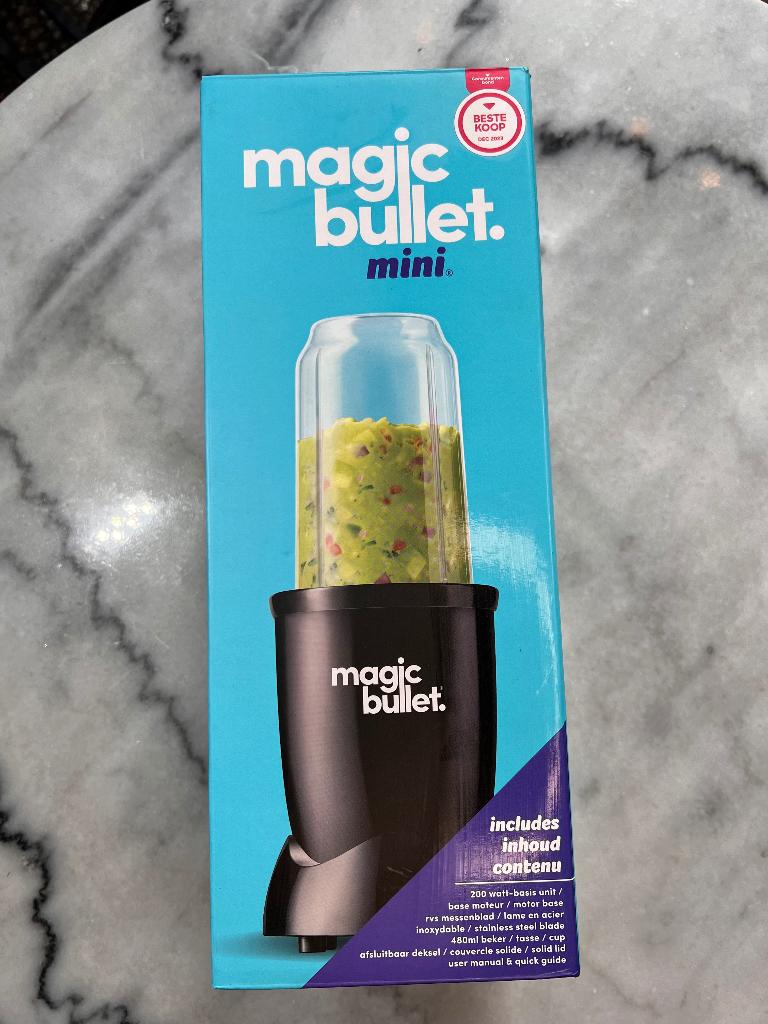 Blender mini Magic Bullet, Overige typen, Kunststof, Nieuw, Ophalen of Verzenden