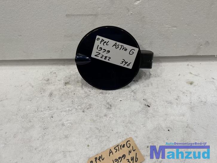 OPEL ASTRA G Blauw Z282 Tankklep 1998-2005, Auto-onderdelen, Carrosserie, Opel, Gebruikt