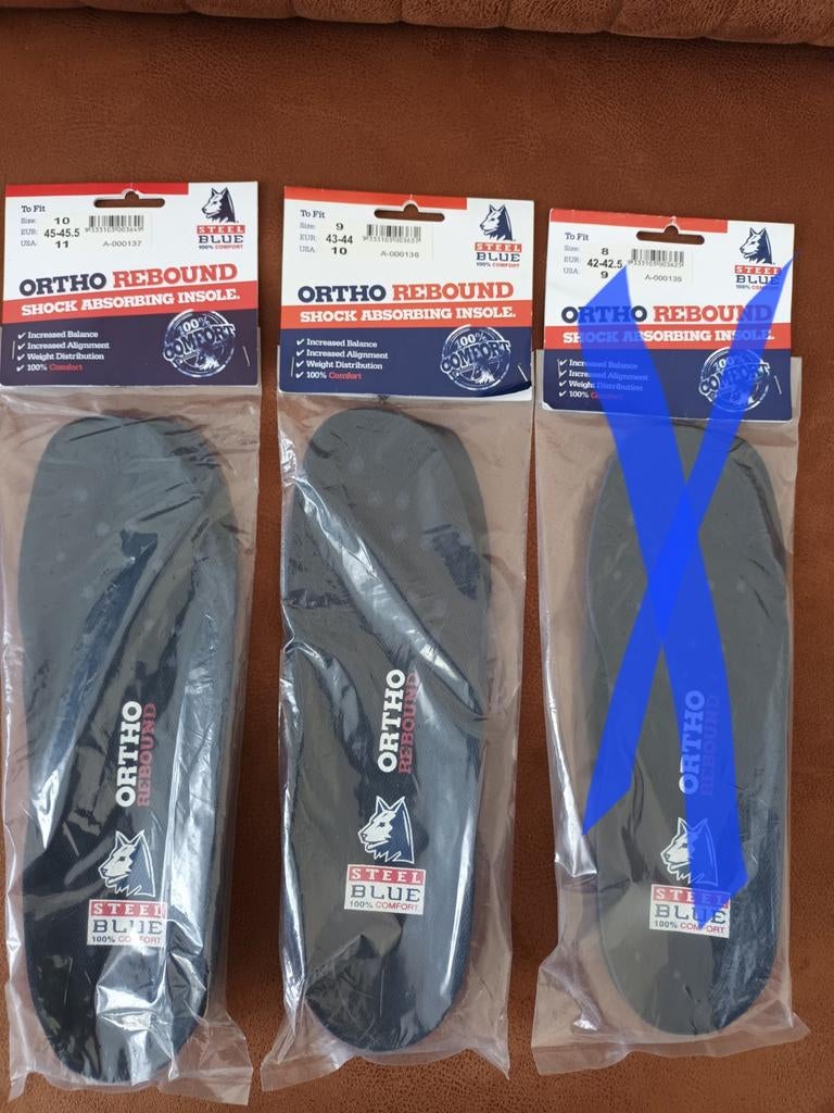 Orthopedische inlegzolen, Ophalen