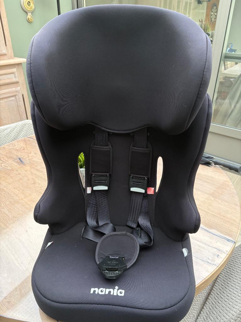 Autostoel Nania, Autogordel, Verstelbare rugleuning, 9 t/m 18 kg, Zo goed als nieuw