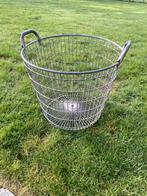 Ijzeren aardappelmand of houtmand, Rond, Enlèvement, Autres matériaux, Panier