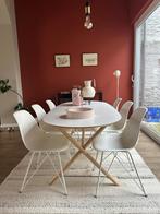 Eettafel (wit) - 6 personen, Enlèvement, Comme neuf