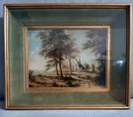 ancienne peinture sur panneau signee, Antiquités & Art, Art | Peinture | Classique, Enlèvement