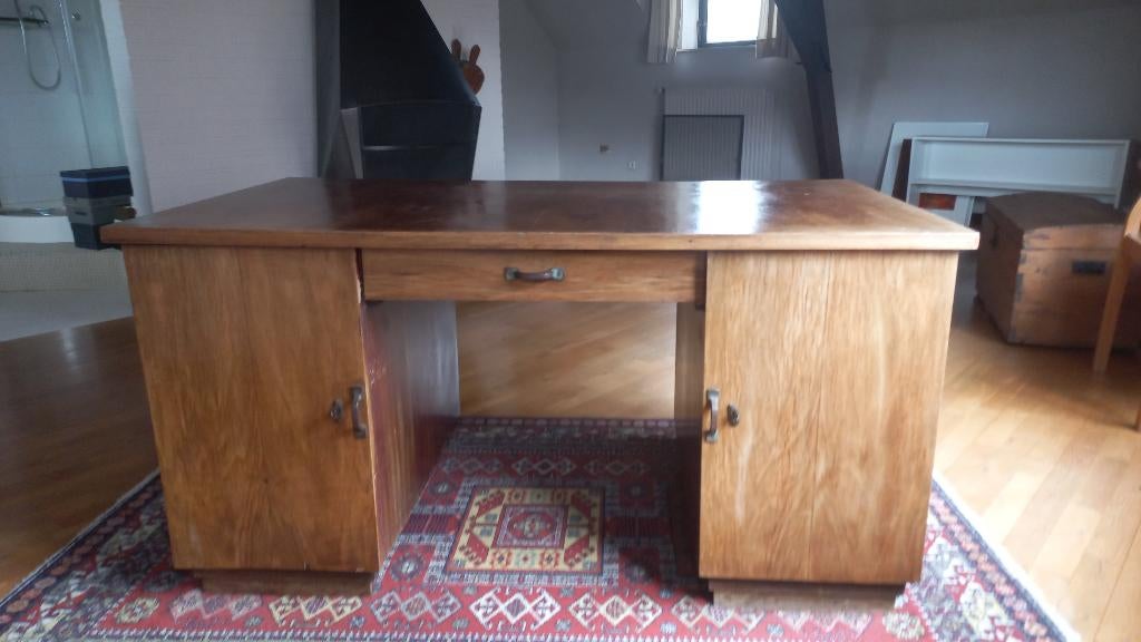 Vintage bureau, Ophalen, Overige typen, Gebruikt, Hout