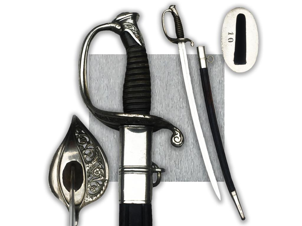 🚨ABL Leopold II Belgisch zwaard Civic Guard A.1850 ORIGINAL, Verzamelen, Verzenden, Landmacht, Zwaard of Sabel