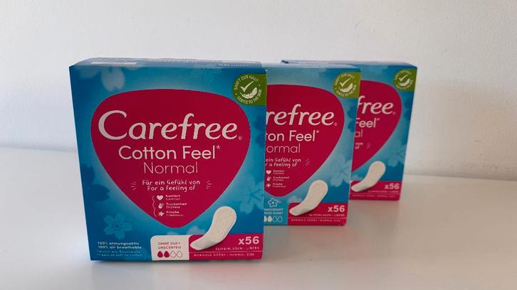 Carefree inlegkruisjes | 3x 56 stuks, Handtassen en Accessoires, Overige Accessoires, Nieuw, Ophalen of Verzenden