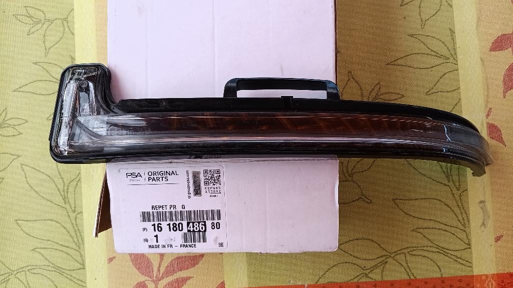 REPETITEUR CLIGNOTEUR GAUCHE PEUGEOT 3008, Enlèvement ou Envoi, Utilisé, Peugeot