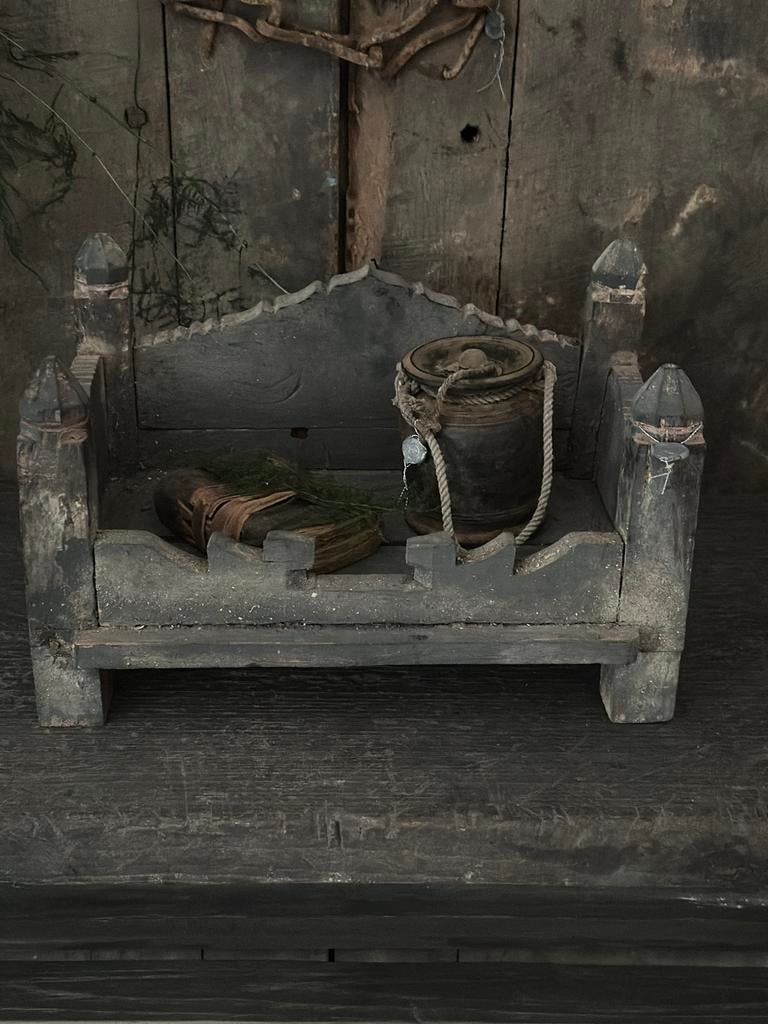 Hoffz oud houten  tempel bajot, Huis en Inrichting, Ophalen of Verzenden, Nieuw