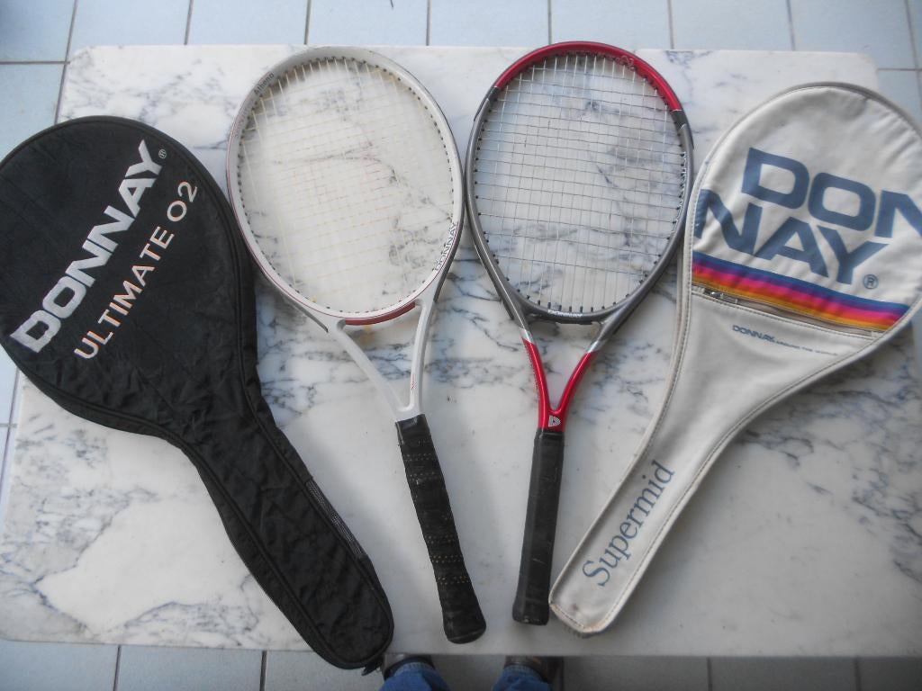 raquettes de tennis Donnay (grandes housses)., Sports & Fitness, Enlèvement ou Envoi, Raquette