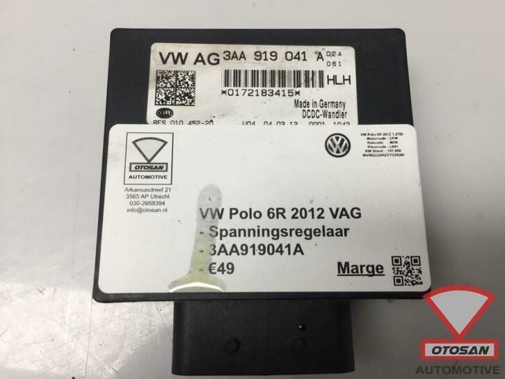 vw polo 6r vag spanningsregelaar 3aa919041a, Auto-onderdelen, Elektronica en Kabels, Volkswagen, Gebruikt