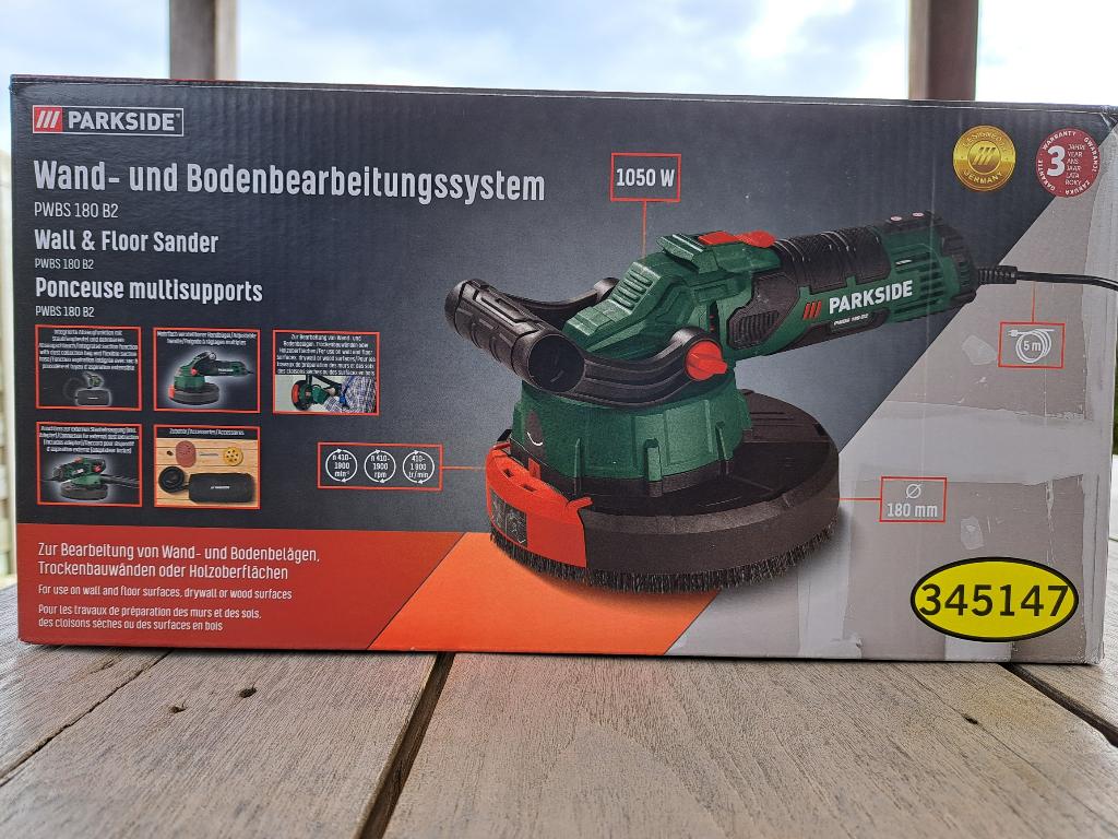 Parkside wand- en vloerschuurmachine, Ophalen, Zo goed als nieuw, Overige typen