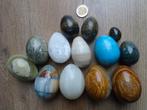 Minerale eieren (o.a.: agaat, malachiet, labradoriet, etc.), Ophalen of Verzenden, Mineraal