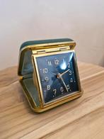 Réveil de voyage vintage en Europe à 2 bijoux — années 1960, Enlèvement, Vert