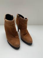 Hoge hak laarsjes, denim , kleur roest/koper, Ophalen, Overige kleuren, Lage of Enkellaarzen, Zo goed als nieuw