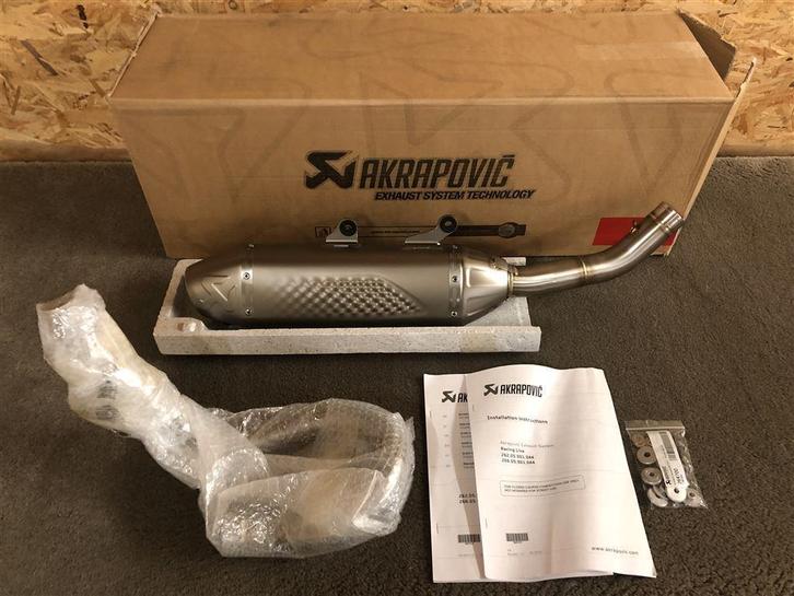 Akrapovic uitlaatsysteem KTM 500 EXC-F Six Days FE501 20-23, Motoren, Onderdelen | Overige, Nieuw, Ophalen of Verzenden