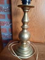 Koperen voet tafellamp., Antiek en Kunst, Ophalen