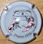 Capsule Champagne André GOUTORBE gris clair & noir nr.14, Verzamelen, Wijnen, Ophalen of Verzenden, Nieuw, Frankrijk, Champagne