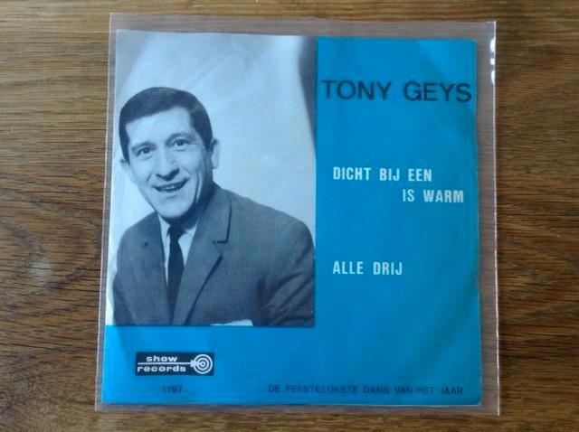 single tony geys, CD & DVD, Vinyles Singles, Single, En néerlandais, 7 pouces, Enlèvement ou Envoi