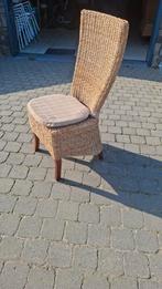 Stoelen, Maison & Meubles, Chaises, Gris, Osier ou Rotin, Comme neuf, Enlèvement