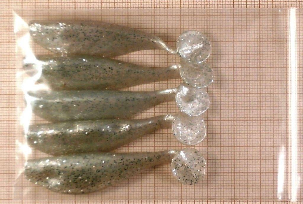 Shads 65 en 100 mm voor baars & snoekbaars, Watersport en Boten, Verzenden, Nieuw, Kunstaas