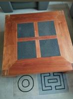 Salontafel, Ophalen, Zo goed als nieuw, Vierkant, Teakhout