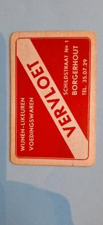 Speelkaart Borgerhout_Vervloet likeuren _rood_Joker_158, Enlèvement ou Envoi, Utilisé, Joker(s)