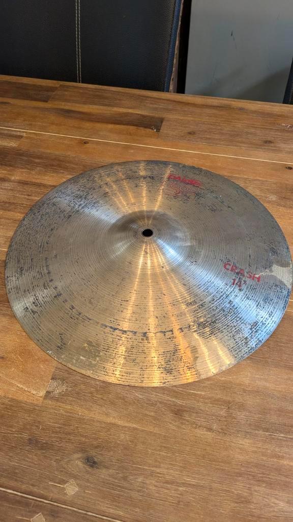 Paiste 2002 - crash (of top hi-hat) 14 inch, Musique & Instruments, Batteries & Percussions, Enlèvement ou Envoi