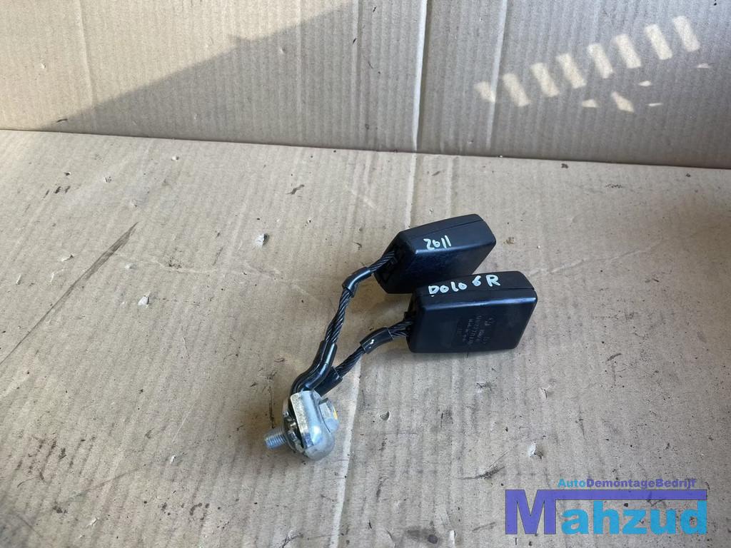 VW POLO 6R Gordel insteek klik sluiting dubbel achter 2009-2, Gebruikt, Volkswagen, Volkswagen AG, Vw@volkswagen.de