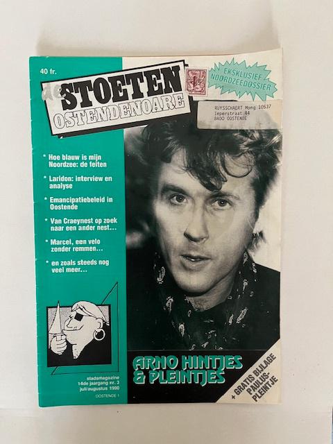 De Stoeten Ostendenoare '90 'Met Arno op stap door Oostende’, Enlèvement ou Envoi, Utilisé