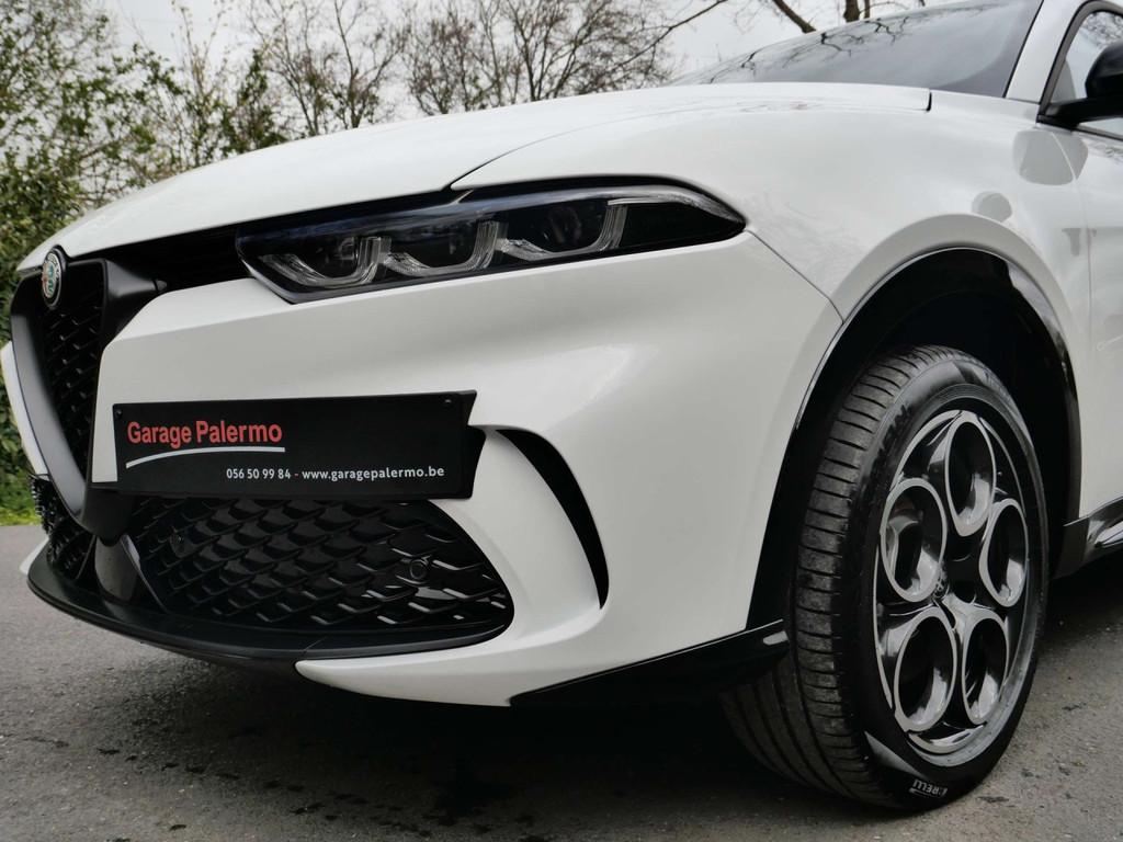 Alfa Romeo Tonale Q4 Sprint 190PK+garantie tot 48 ste maand, Auto's, Gebruikt, Zwart, 4 cilinders, Wit