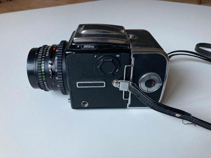 Hasselblad 503CX + Carl Zeiss Planar 1:2,8, Audio, Tv en Foto, Fotocamera's Analoog, Gebruikt, Spiegelreflex, Overige Merken, Ophalen