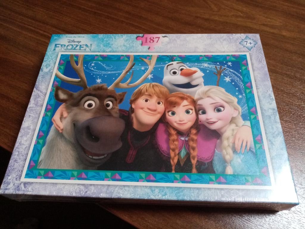 Frozen puzzel - 187 stukken - nieuw, Ophalen of Verzenden, Meer dan 50 stukjes, Nieuw, 6 jaar of ouder