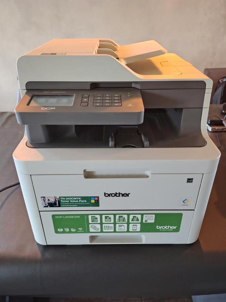 LED printrr Brother DLP-L3550CDW, Informatique & Logiciels, Imprimantes, Utilisé, All-in-one, Imprimante LED, Impression couleur