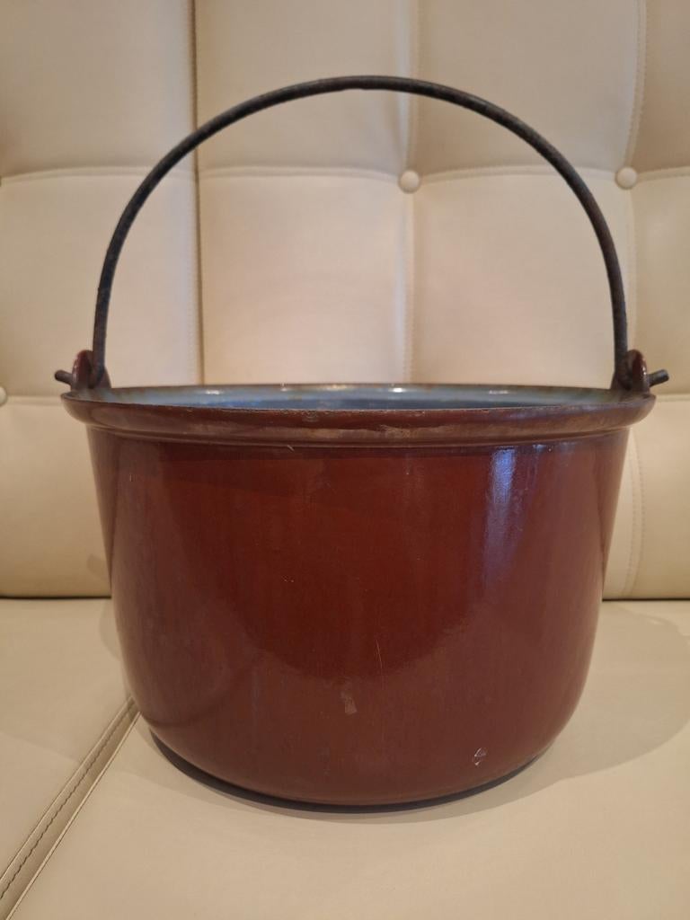 Emaille kookpot, Antiek en Kunst, Antiek | Email, Ophalen