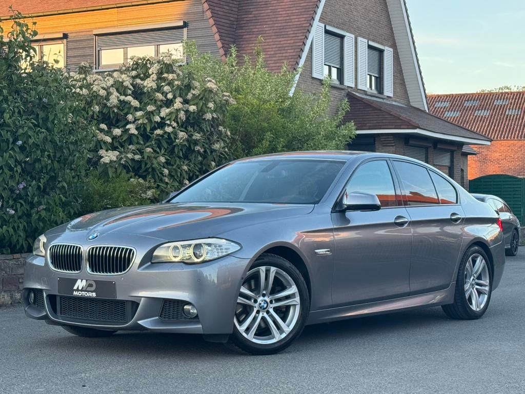 BMW 5 Serie F10 | M packet | Automaat | Navi | Xenon | Full, Automaat, Testrit aan huis, Achterwielaandrijving, Zwart