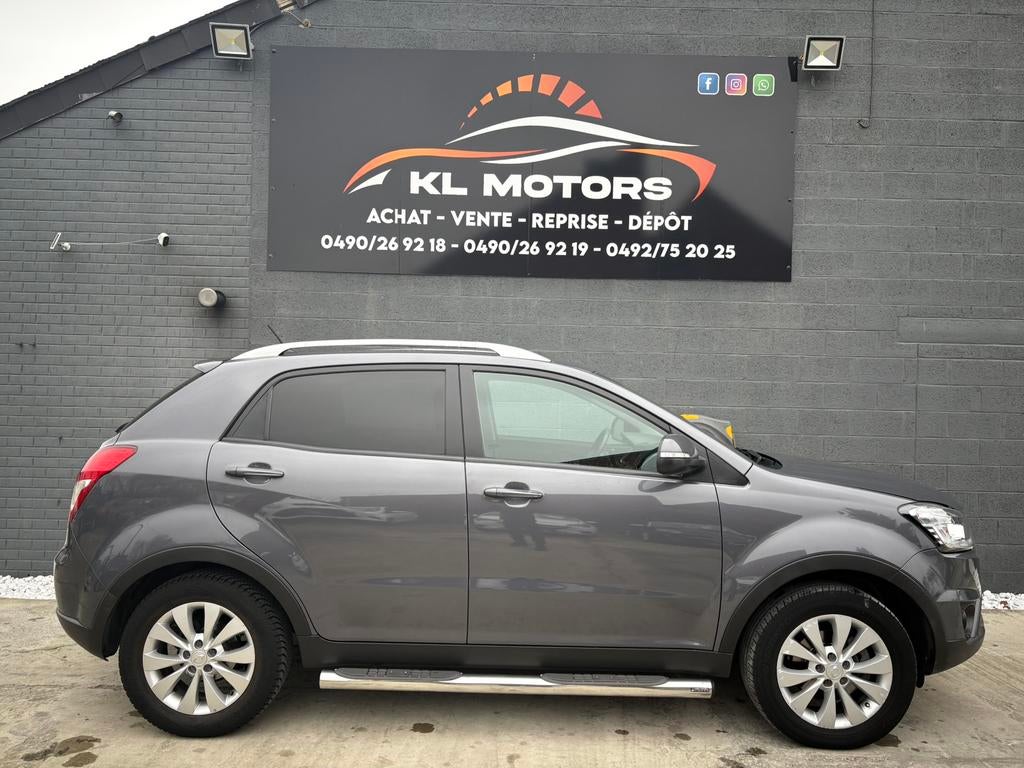 SsanYong KORANDO 2.2D 80 000KM CARPASS 2017 EURO 6B, Autos, SsangYong, Argent ou Gris, Achat, Entreprise, Boîte manuelle