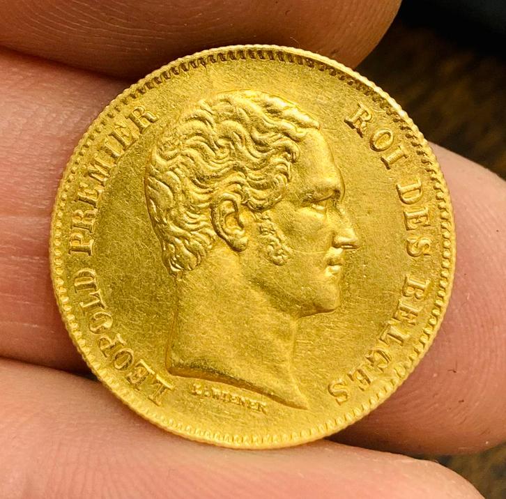Or 25 francs 1848 Belgique, Timbres & Monnaies, Monnaies | Belgique, Monnaie en vrac, Or, Or, Enlèvement ou Envoi