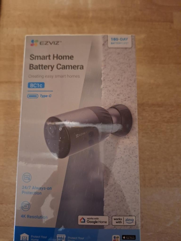 Caméra ezviz sur batteries  boite scelle, Enlèvement