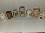 Collectie van 7 bierpotten, Enlèvement ou Envoi, Utilisé, Verre ou Verres